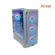 PC Power PP-GS2401 WH Flow White Light Mesh Desktop Gaming Casing