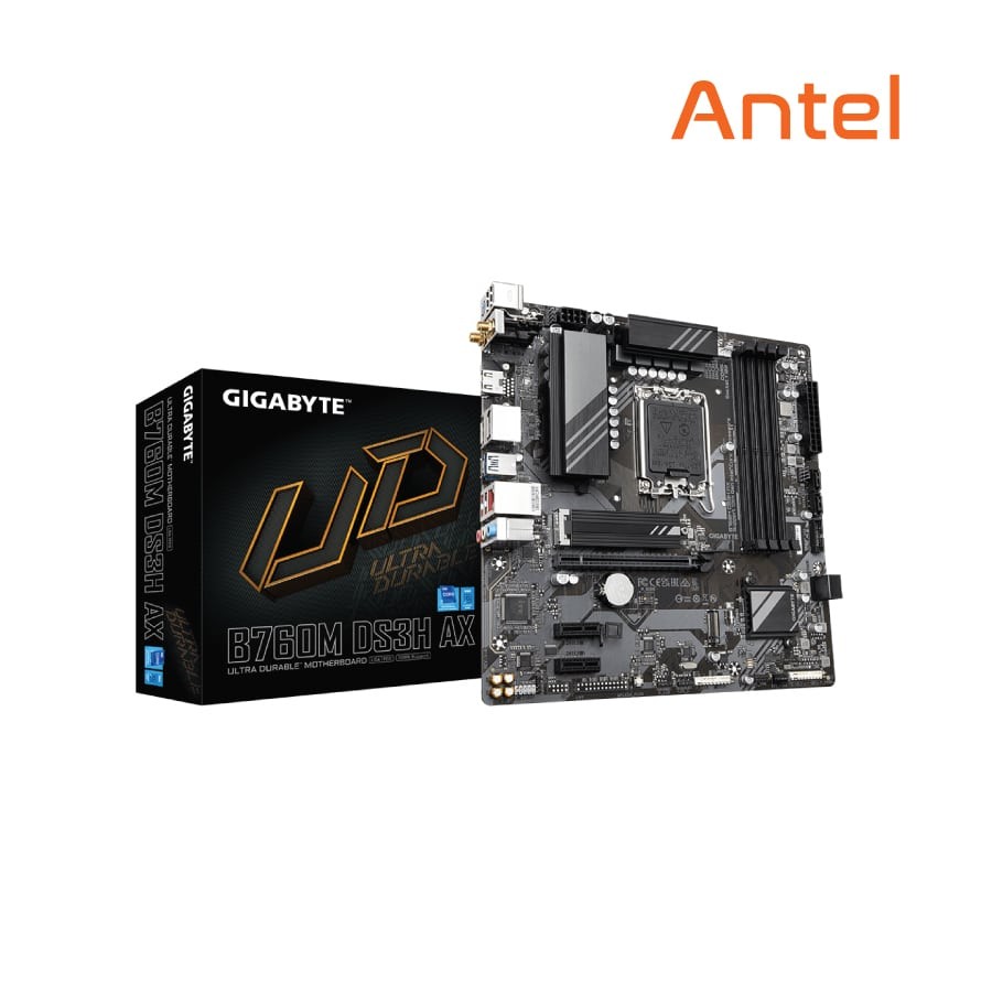 GIGABYTE B760M DS3H AX DDR5 Motherboard